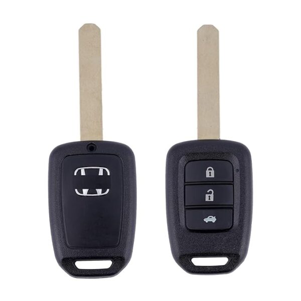 Metal Alloys with Rubber Key Case for Honda 3b - Image 2