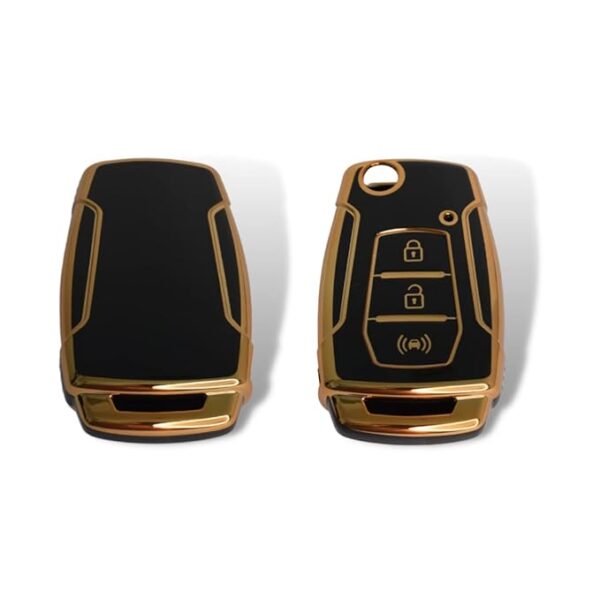 Silicon Key Case for Mahindra Xuv 300 Flip Key